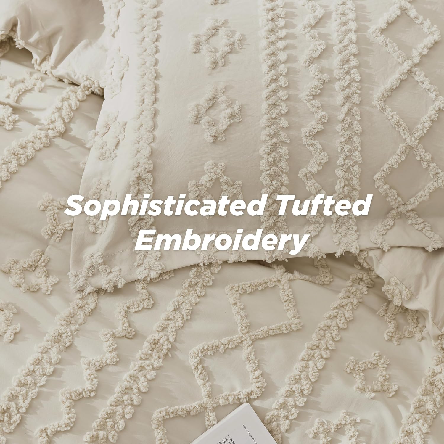 MeadowMist Tufted Boho Comforter Set - Image 4