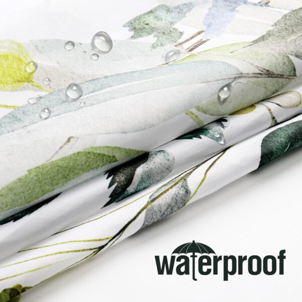 Gibelle Sage Green Eucalyptus Shower Curtain - Image 3